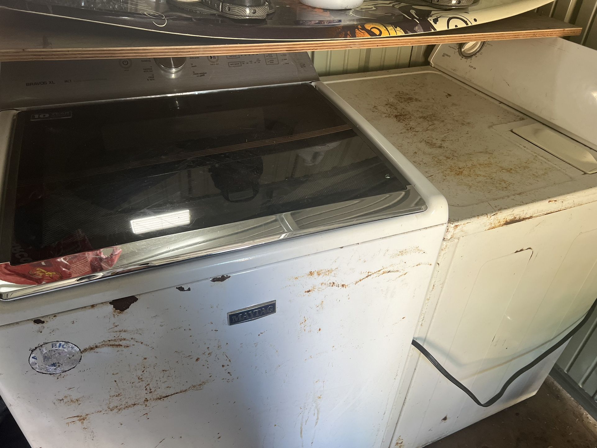 Maytag Washer Bravos XL And Whirlpool Gas Dryer