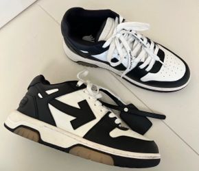 Black and white off whites
