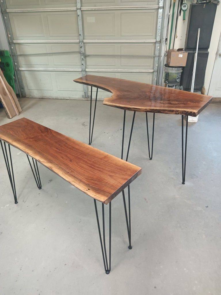Walnut Live Edge Table's