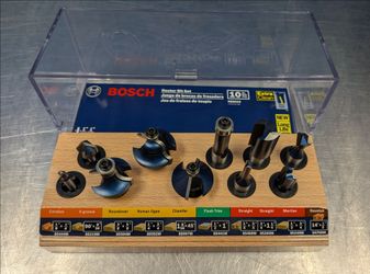 Bosch Router Bit Set RBS010
