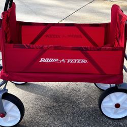 Radio Flyer’s 3-in-1 EZ Fold Wagon with Canopy
