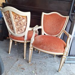 Pair of William Switzer Parlor Chairs (Harmon & Pecos)