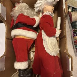 $100obo for both Vintage 1990s Santa and Mrs. Claus animatronics!