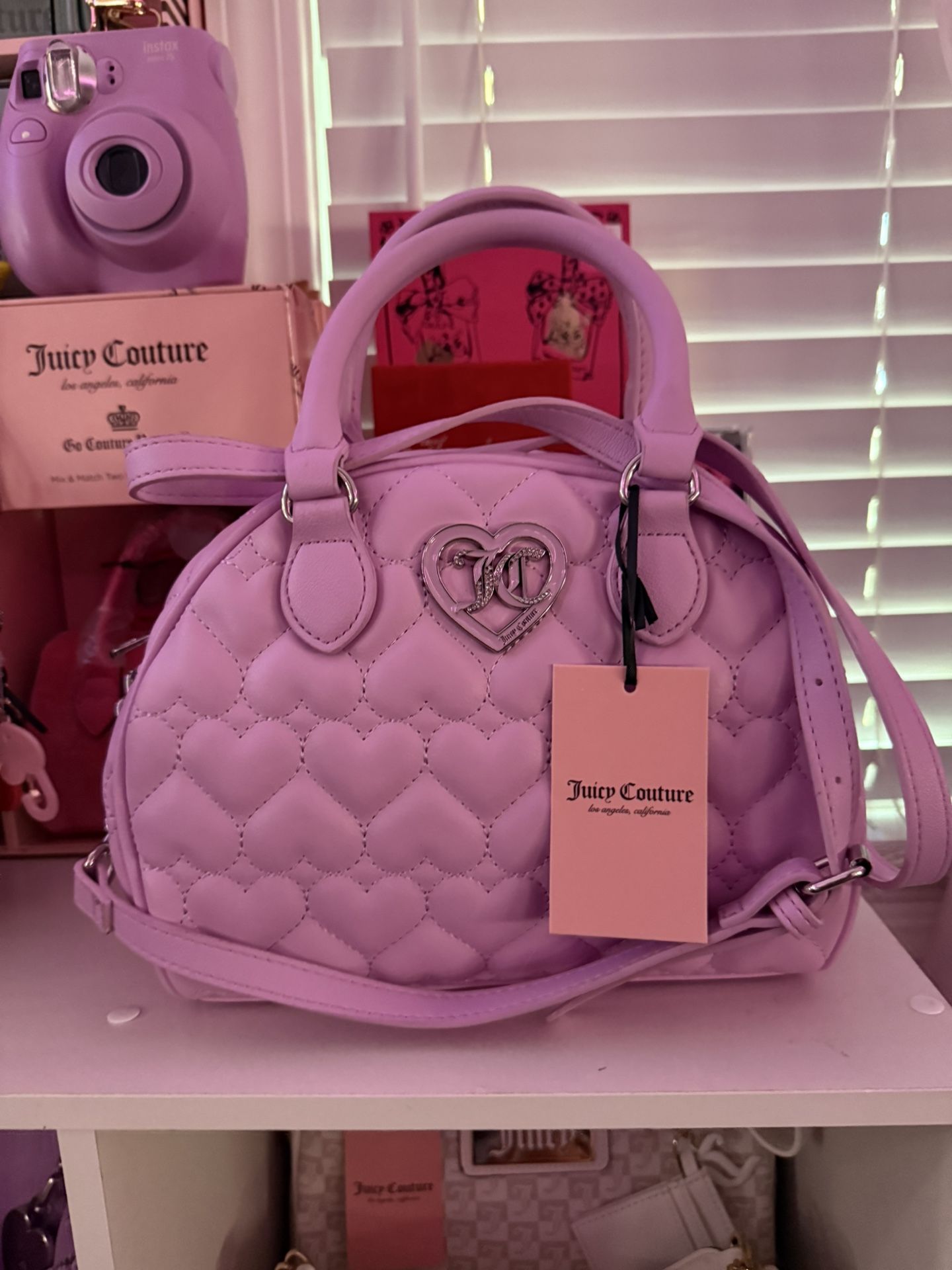 Juicy Couture Bag And Hello Kitty Keychain