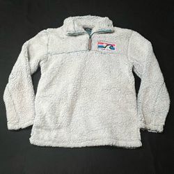 Just 4 Wear Kona Hawaii Sherpa 1/4 Zip Pullover Small