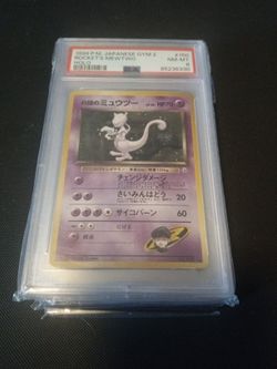 PSA 8 Rockets Mewtwo 