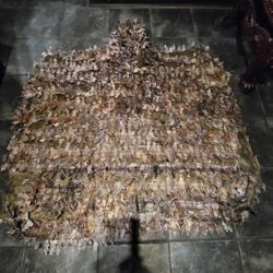 Camouflage Poncho For Hunting  New Never Used 