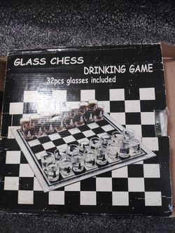 Shot chess game board