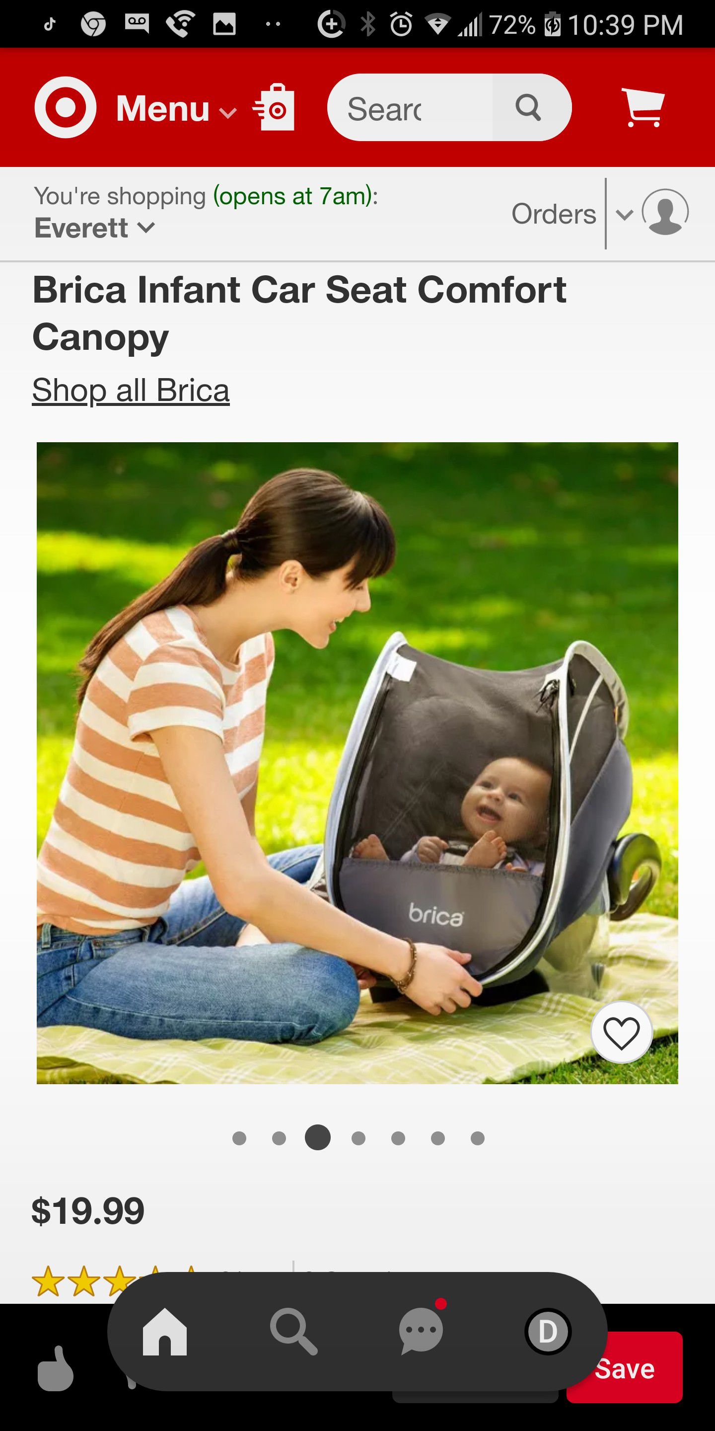 Car seat protect from flies and sun canoby