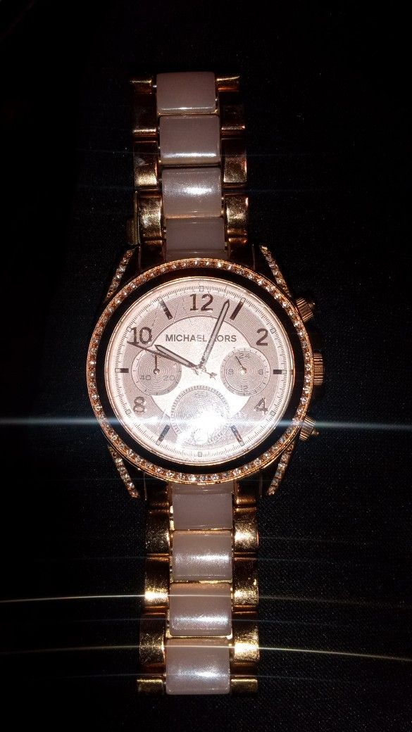 Michael Kors Watch (Rose Gold)