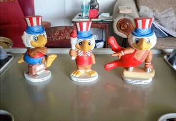 Figurines from the 1984 Los Angeles Olympics