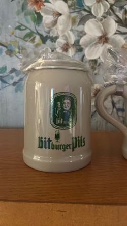 BitburgerPills stein vintage