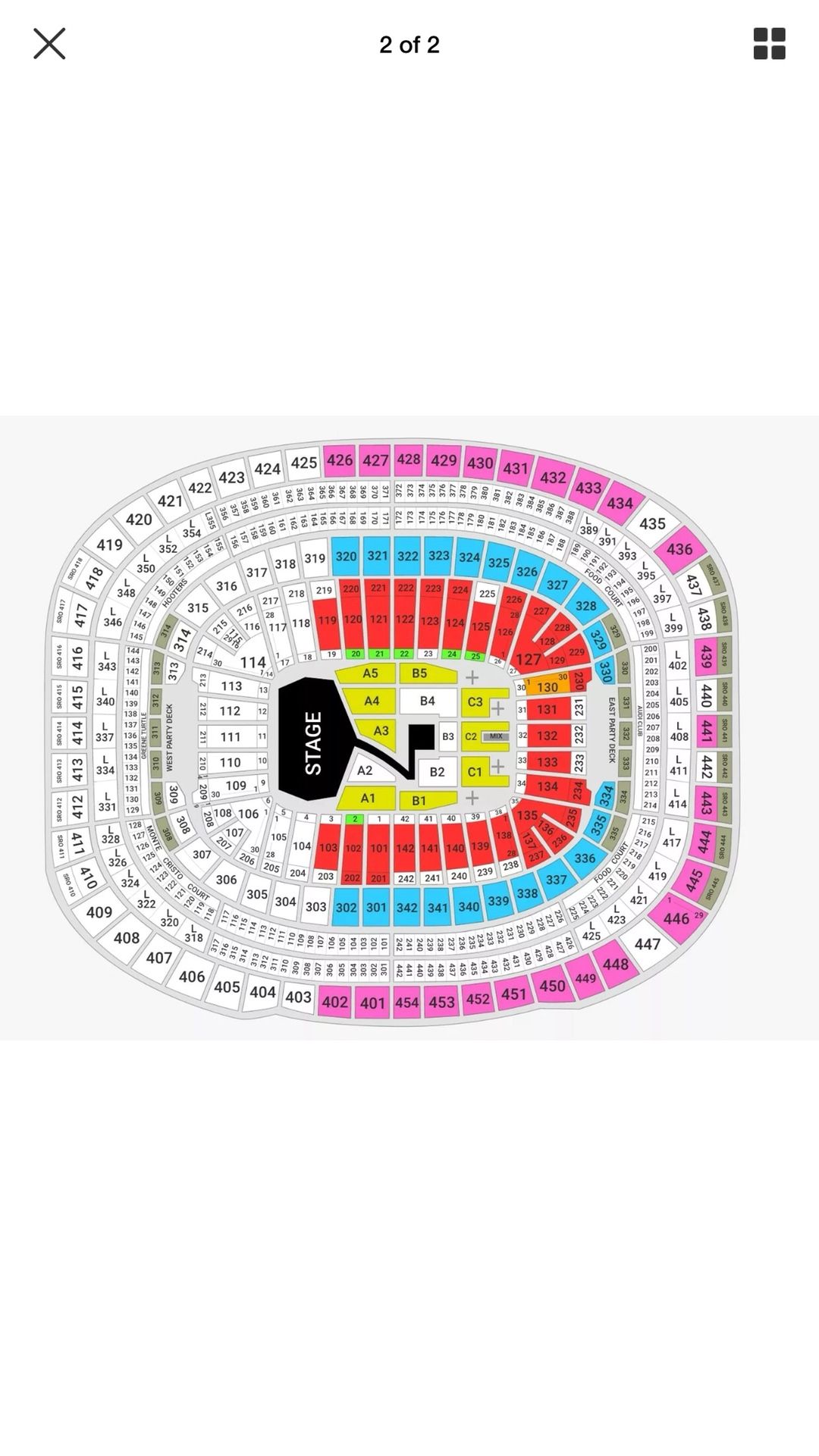 BTS concert tickets May 27, 2020 7:30 PM