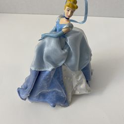 Disney Cinderella 2002 Ornament & Mini Christmas Tree Topper; 6” Tall