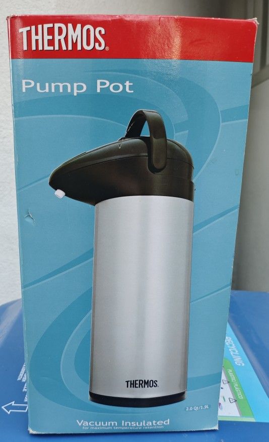 Pump Pot Large 2 Qt Vacuum Insulated Thermos