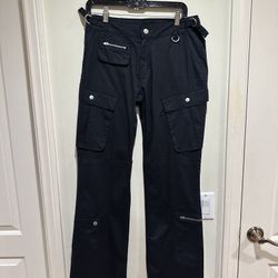 BDG Black Pants With Hardware