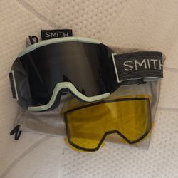 Brand New Smith Squad Mag Googles With 2 Chroma pop Lenses Worth 250 Alone
