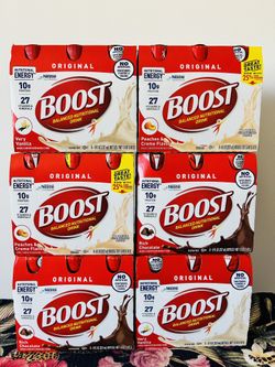 Boost Nutritional Drink, 6 Ct. $6.50 Each 