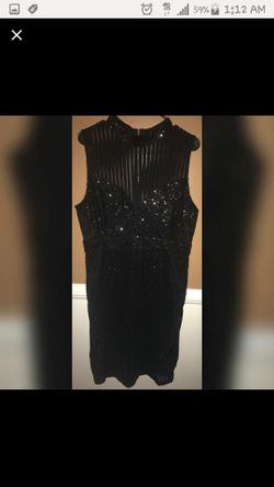 Prom Dress Bodycon 1X Fashion Nova Sheer Sequin