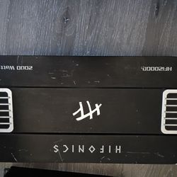 Hifonics HFi2000D Amp For Sale With Bass Knob 