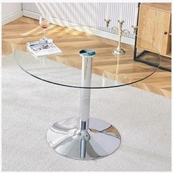 42” Round Glass Table