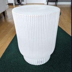 West Elm Fluted Side Table 