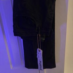 Purple jeans