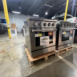 Thor Kitchen - 4.2 cu. ft. Slide-In Professional Gas Range - Stainless Steel