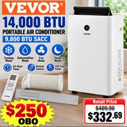 VEVOR 14,000 BTU Portable Air Conditioner – New in Box