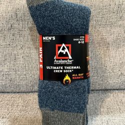 Brand New Men's Avalanche Socks 