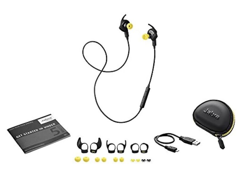 Jabra Sport Pulse Wireless Stereo Headset with Built-in Heart Rate Monitor Black
