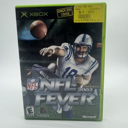NFL Fever 2002 (Microsoft Xbox, 2001) Complete & Tested 