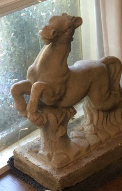 Concrete Horse Statue