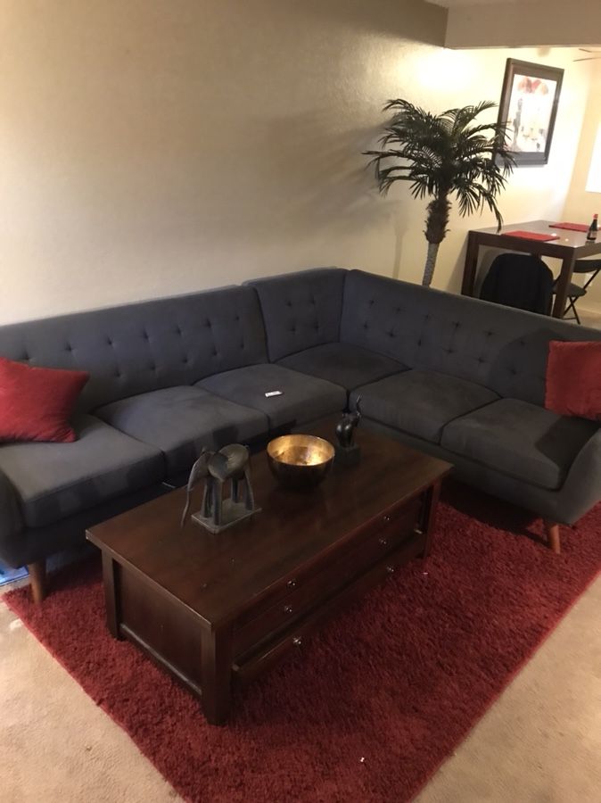 Couch and coffee table