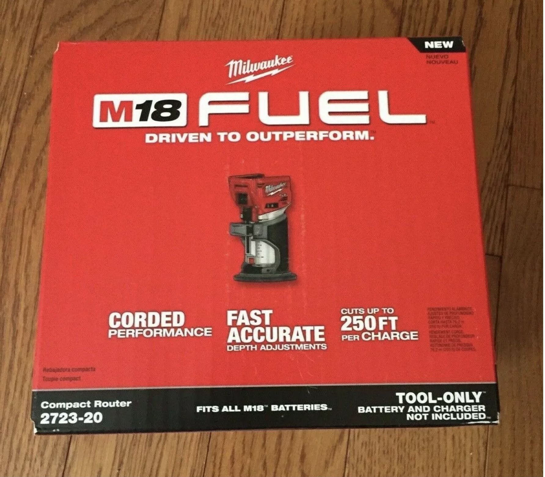 Milwaukee M18 FUEL Router.  Brand NEW.  Tool Only.   NUEVO.