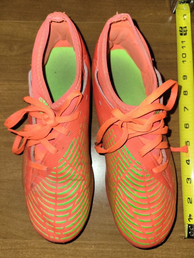 Adidas Predator Edge.1 Firm Ground Soccer Cleats Men's, Orange, Size 7.5