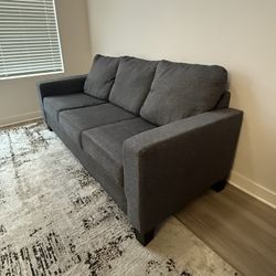Grey Cloth Couch 