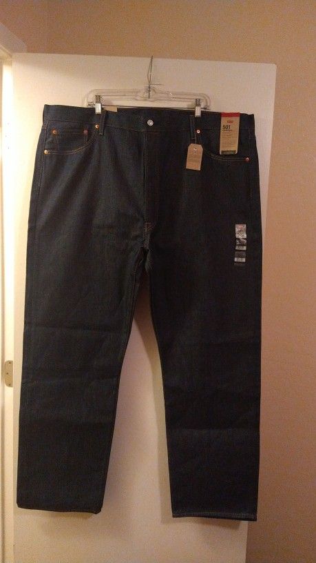 Men's LEVI'S 501 Shrink-To-Fit 46x34 NEW 