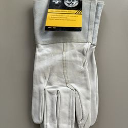 Welding gloves - Grain Leather Goatskin Tig Welder, Size L, XL