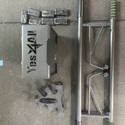 Olympic Bar Holder Pull Up Bar Door Mounted 