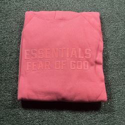 Brand New - Essentials ‘Coral’ Hoodie - Size XL