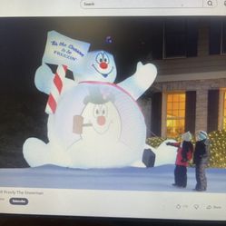 Frosty The Snowman 10 Foot Tall With Projector New In Box