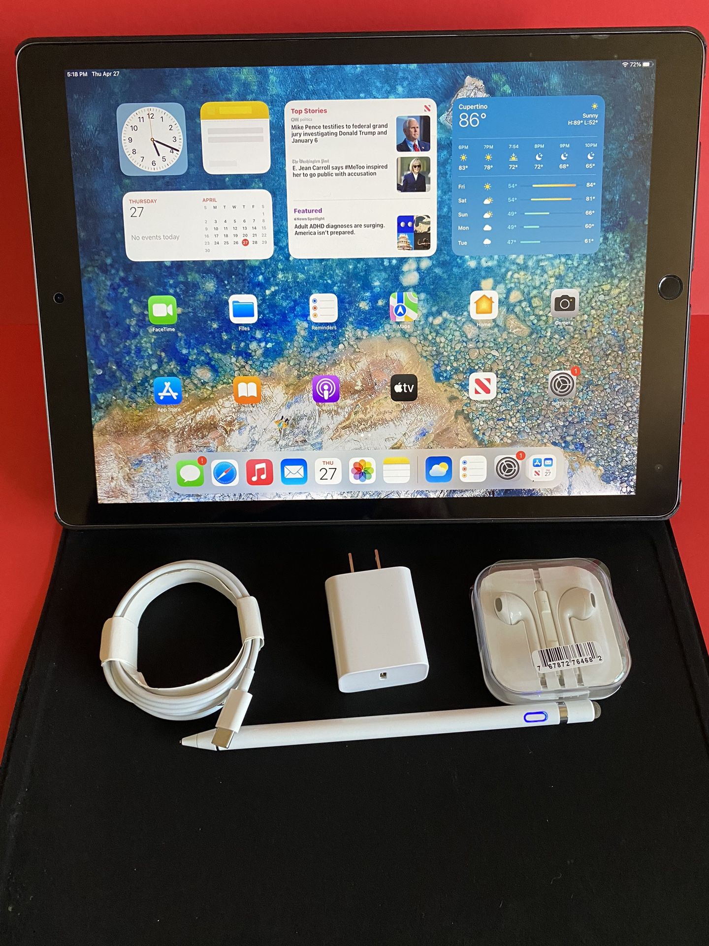 256GB Apple IPad Pro 12.9” 2nd Generation (Retina Display / Touch