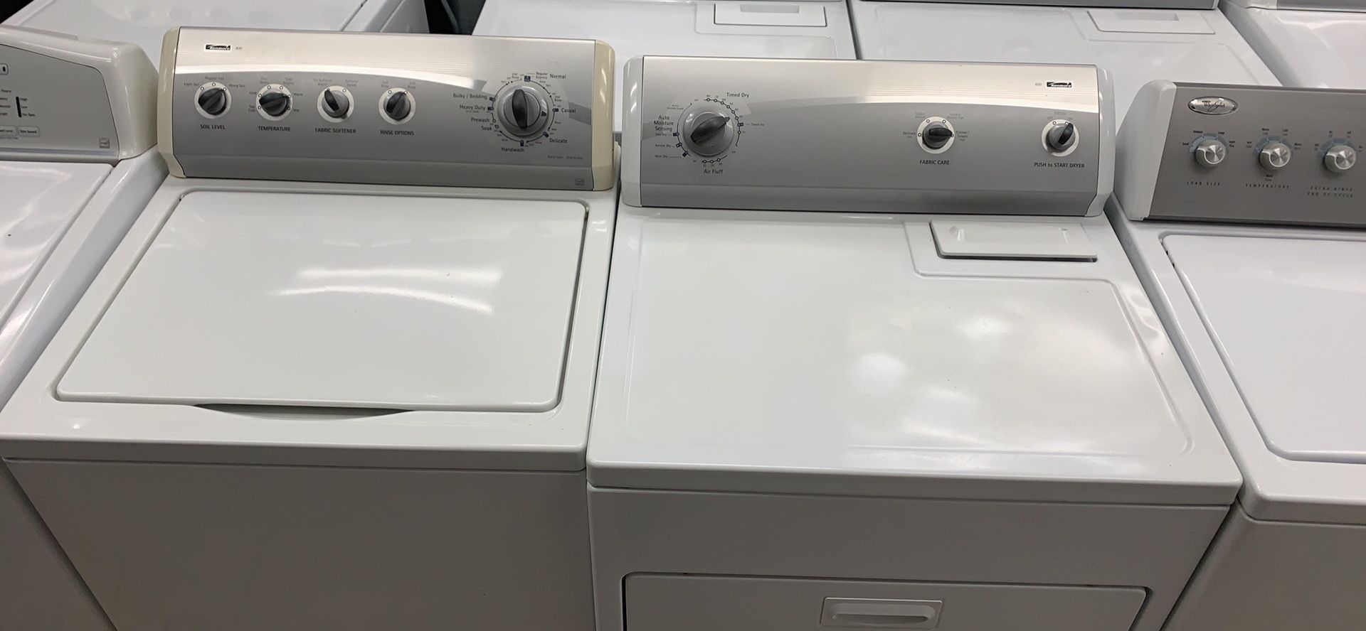 Kenmore washer dryer set