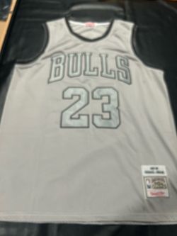 Michael Jordan Chicago Bulls Jersey Gray XL
