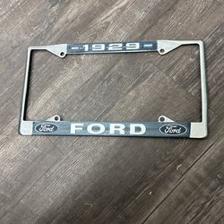 Pair Of 1929 Ford license plate frame