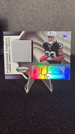 DeAndre, Washington rookie patch auto