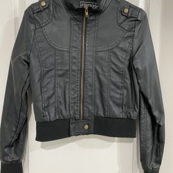 Faux Leather Jacket