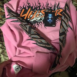 Pink Hellstar Brainwashed Without Brain Hoodie