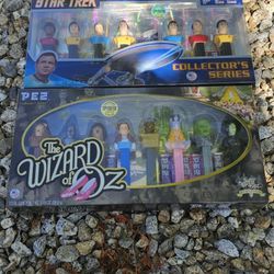 Pez Collector Set Star Trex And Wizard Of Oz